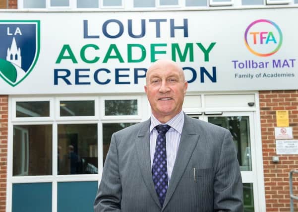 David Hampson (CEO Tollbar MAT) at Louth Academy's Lower Campus. (Picture: Sean Spencer/Hull News & Pictures Ltd)