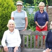 A socially distanced Lady Captain's Day.