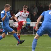 George Hobbins in action for Town last season.