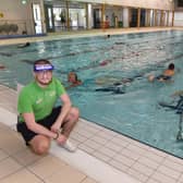 Swimming pool at Sleaford Leisure Centre re-opens to public. Duty Manager, Billy Wells. EMN-200727-100409001