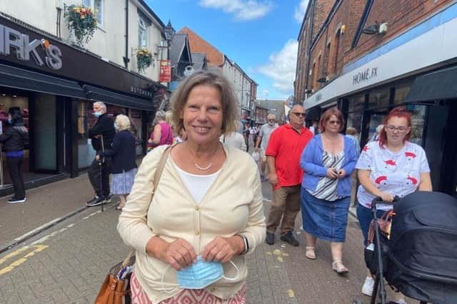 Judy Chapman of the Skegness area Chamber.