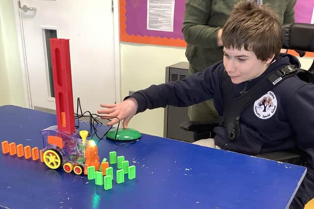 The John Fielding Special School, in Boston, has been hugely succesful in its efforts to raise funds for communications equipment for its pupils.