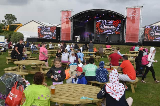 The new stage at Butlin's in Skegness.