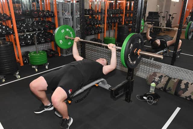 Glad to be back - Ryley Deves of Skegness at Fresh Fitness.