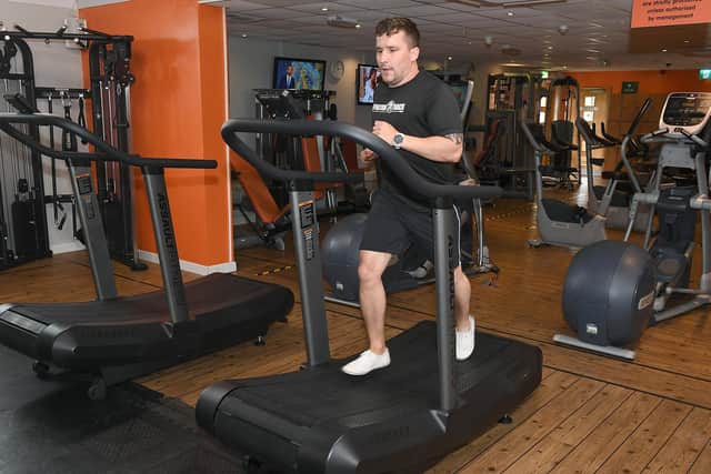Tony Hallam of Skegness at Fresh Fitness