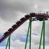 Passengers had to be evacuated when a rollercoaster at Fantasy Island in Ingoldmells got stuck.