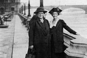 Margaret Wintringham, left, and Lady Astor