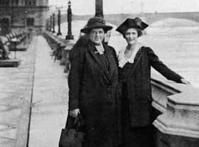 Margaret Wintringham, left, and Lady Astor