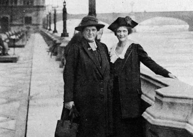 Margaret Wintringham, left, and Lady Astor