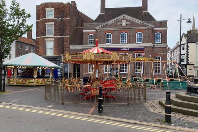 Fairground rides will be present in Louth town centre.