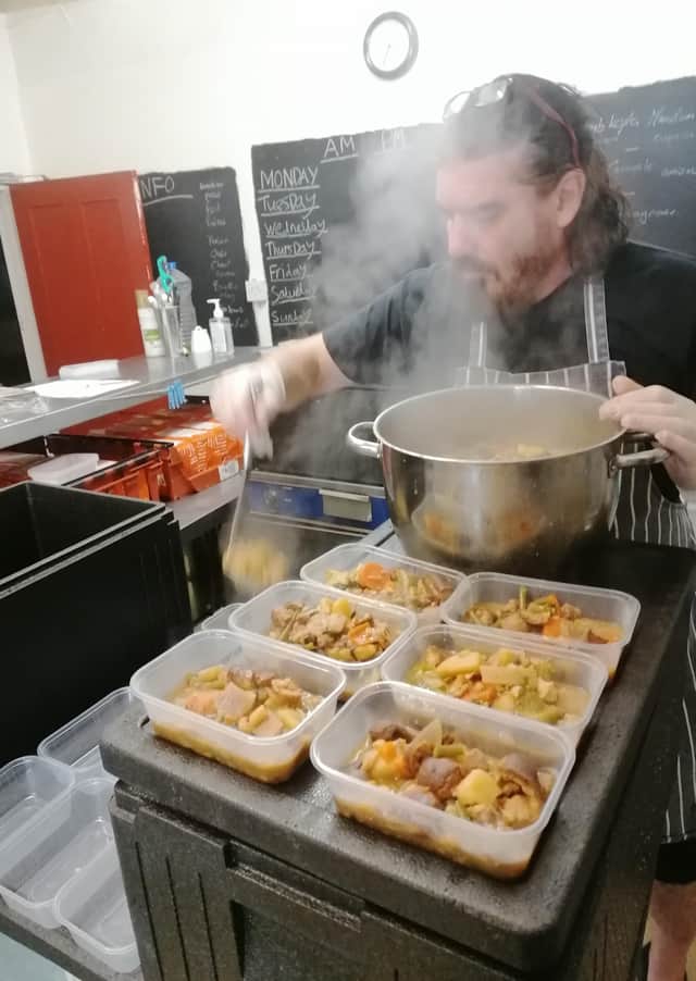 Paul Hugill and his team provided thousands of meals for vulnerable people during the lockdown.