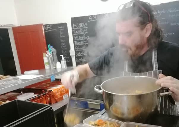 Paul Hugill and his team provided thousands of meals for vulnerable people during the lockdown.