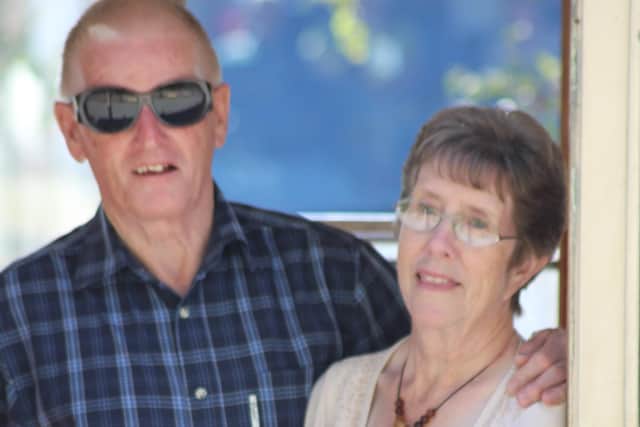 Arthur Ingram, 81, of Anwick and his wife Mary, who died aged 79 and is buried in the village cemetery. EMN-200729-165831001