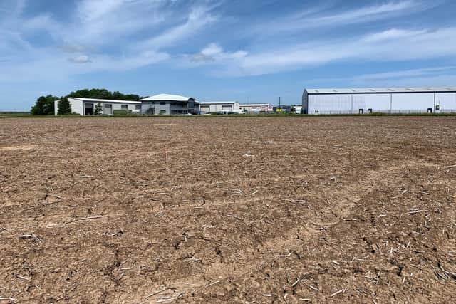 Site of the redevelopment of Skegness Industrial Estate.