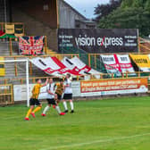 Boston United host Altrincham at York Street. Photo: @russelldossett (www.sportspictures.online)