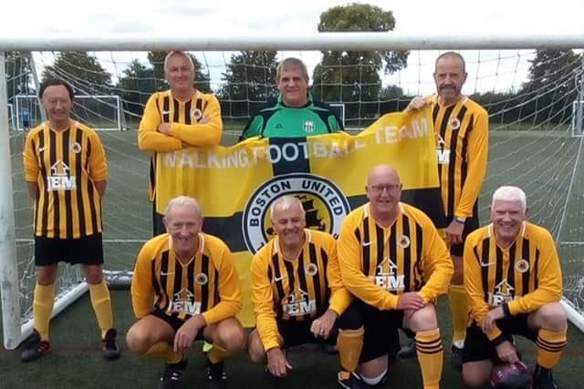 members of the Boston United WF set-up. Photo: Boston United