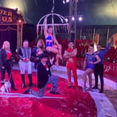 The cast of the Wonder Circus.