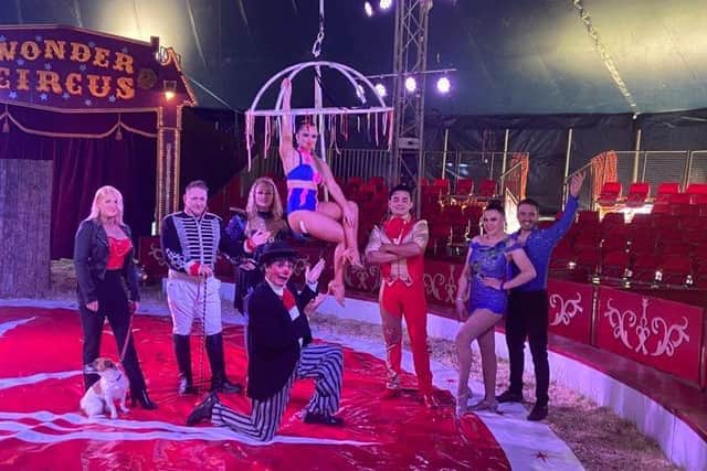 The cast of the Wonder Circus.