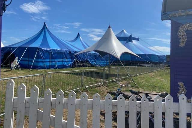 A massive new Big Top has been brought in for this year's Wonder Circus.