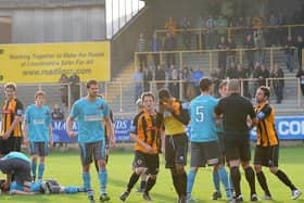 Ben Fairclough and Spencer Weir-Daley were dismissed and a fiery FA Cup clash.