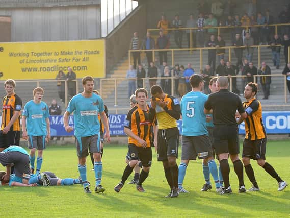 Ben Fairclough and Spencer Weir-Daley were dismissed and a fiery FA Cup clash.