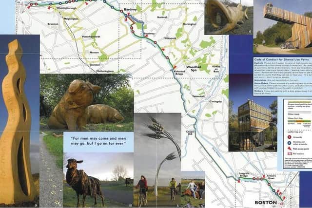 The Water Rail Way from Boston to Lincoln.