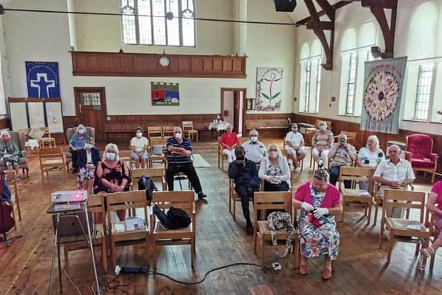 St Paul's Baptist Church in Skegness has welcomed back the members of its congregation who have been shielding.