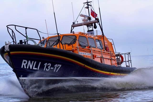 The RNLI recovered the body of a man from the sea off Skegness.