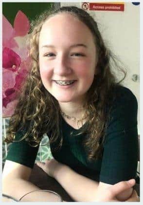 Alice Keeling (14) attends QEGS Horncastle.