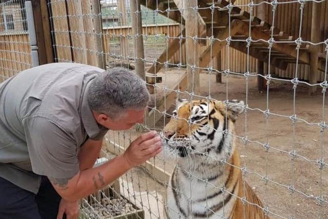 Steve Nichols, CEO at Lincolnshire Wildlife Park, has enjoyed more time with the animals during lockdown.