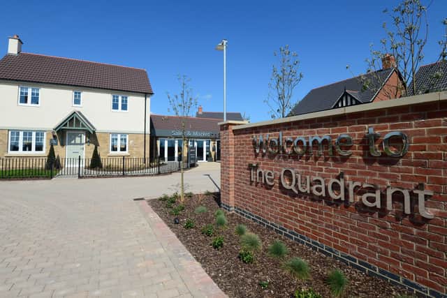 A flagship development for Chestnut Homes, The Quadrant.