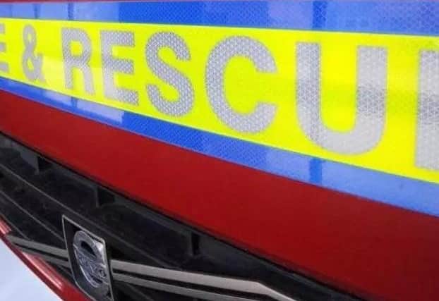 Fire crews were called to the scene.