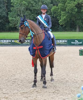 Ava Vernon (17) took the National 1.30m Open Championship title at the NAF Five Star British Showjumping National Championships.