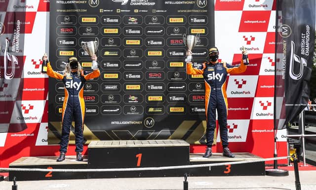 Balfe kick-started their British GT Championship season in style on the 1st August weekend when Mia Flewitt & Euan Hankey took their McLaren 570S to victory in the GT4 class.