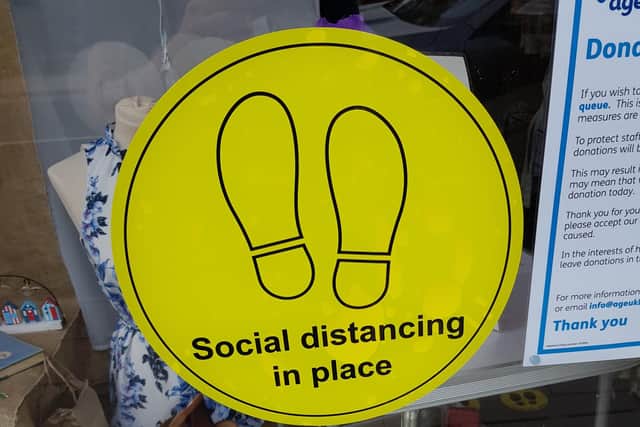 Social distancing.