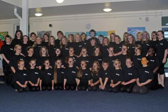 Performers for Skegness Grammar School's Just So play in 2010.