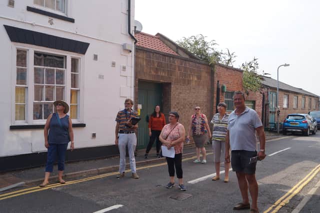 Members of the Market Rasen Town Partnership group toured the town EMN-200813-093642001