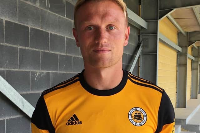 Jordan Burrow. Photo: Boston United