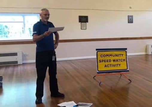 Speedwatch training takes place in Market Rasen EMN-200814-130433001