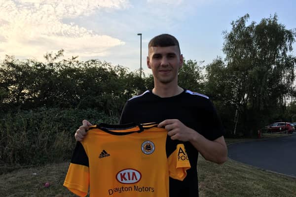 Lewis Gibbens. Photo: Boston United