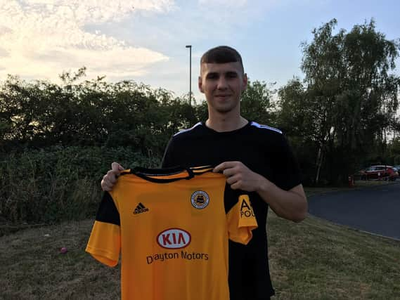 Lewis Gibbens. Photo: Boston United