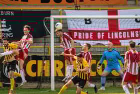The Town End goal, last used in the play-off final, could be yours. Photo: Michael Ripley