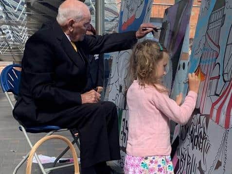 The photograph, taken at Skegness Railway Station, has been shortlisted in the Community Art Schemes awards.