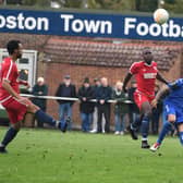 Cartwright in action for Town last season.