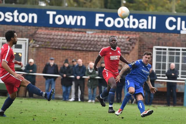 Cartwright in action for Town last season.