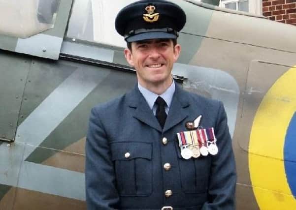Father-of-two Flt Lt Barrie John Doherty, 43, was cycling home on the A607 at Leadenham after finishing work at RAF Cranwell when he was struck by the BMW. EMN-200819-113257001