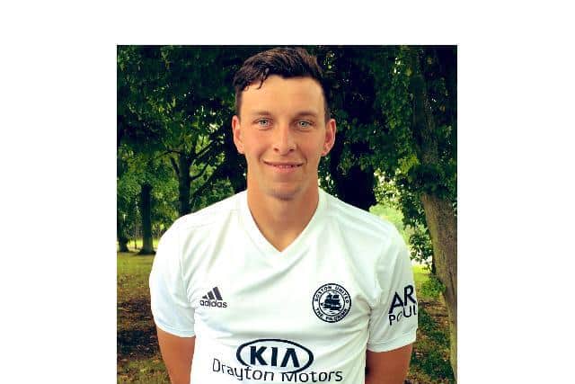 Connor Dimiao In the new away strip.
