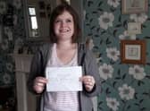 Alice Gresswell has celebrated achieving a grade 7 in GCSE higher maths at Stamford College, having lost her sight five years ago. EMN-200820-155311001