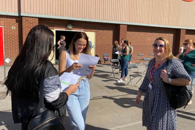 Collecting exam results at Haven High