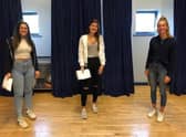 Charlotte Kilby, Ellie Clay and Claire Patrick. EMN-200820-135318001